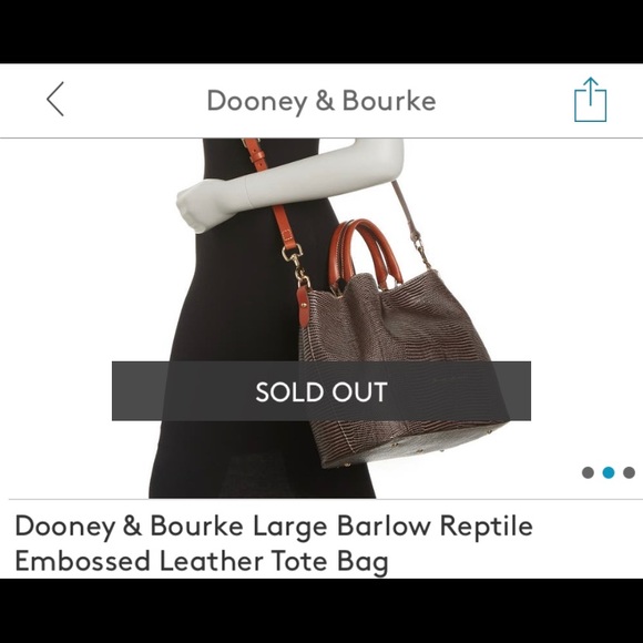 Dooney & Bourke Large Barlow Tote Bag Grey - Picture 5 of 12